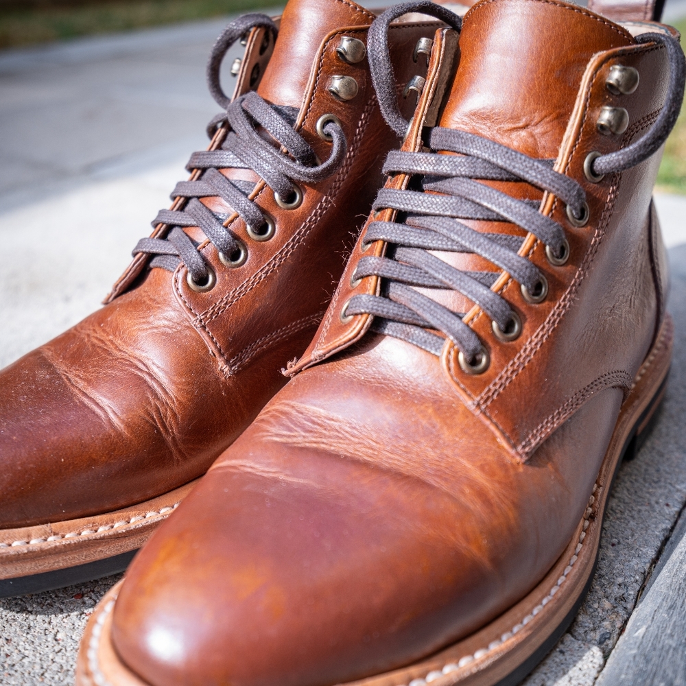 Taylor stitch trench boot whiskey